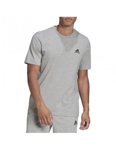 Adidas Essentials Feelcomfy Î‘Î½Î´ÏÎ¹ÎºÏŒ T-shirt Î“ÎºÏÎ¹ Î¼Îµ Î›Î¿Î³ÏŒÏ„Ï…Ï€Î¿ HE1808